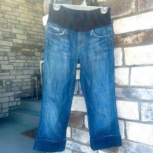 Joe’s Jeans cropped Maternity jeans - small